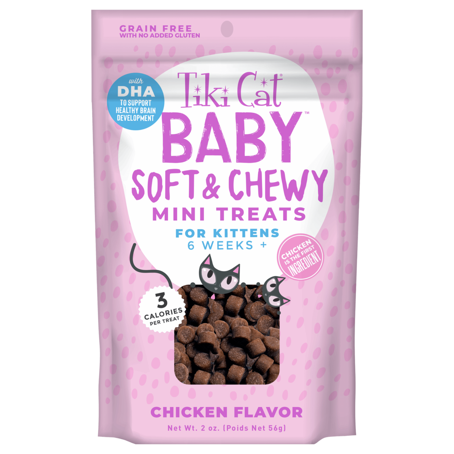 Tiki Cat Baby Soft &amp; Chewy - Chicken, 2oz