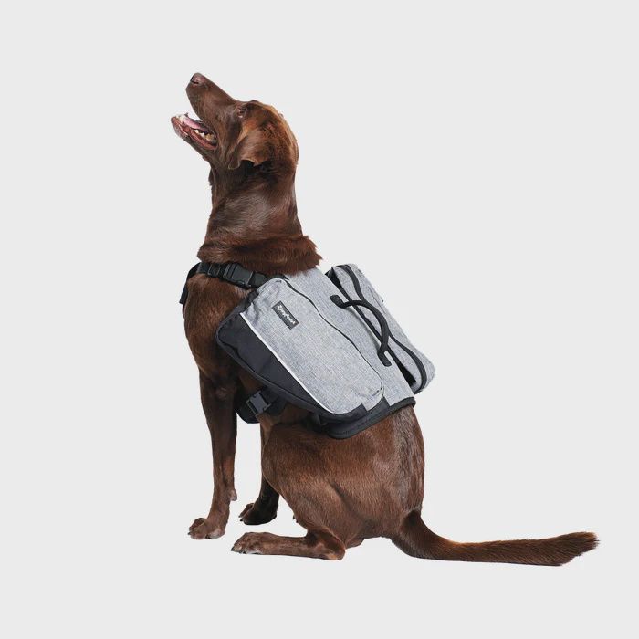 Zippy Paws Backpack - Grey