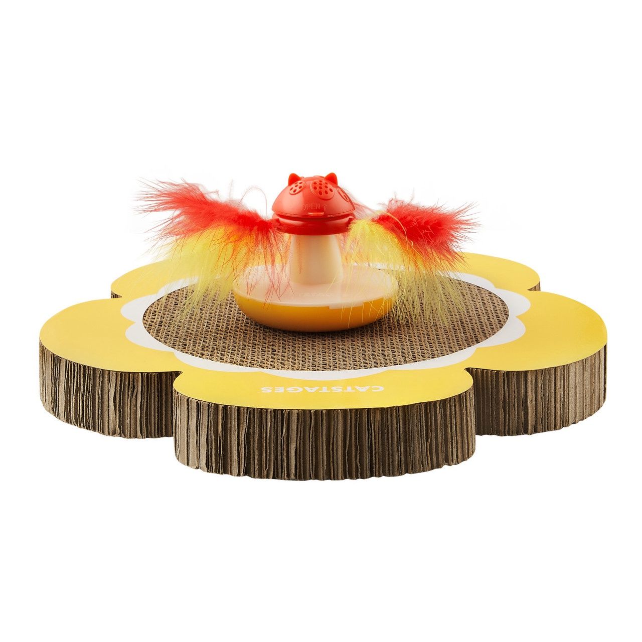 Catstages Daisy Scratch &amp; Spinning Catnip Toy Bundle