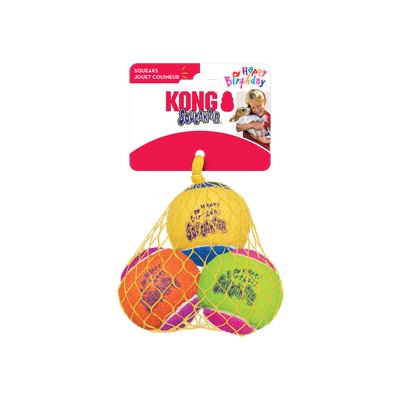 KONG Occasions - Birthday Squeakair Balls, 3pk