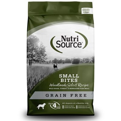 Nutrisource Grain Free Small Bites, Woodlands Select