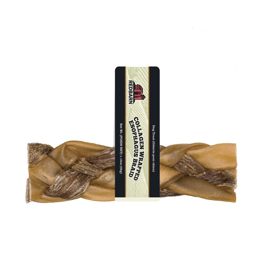 Redbarn Collagen Wrapped Esophagus Braid