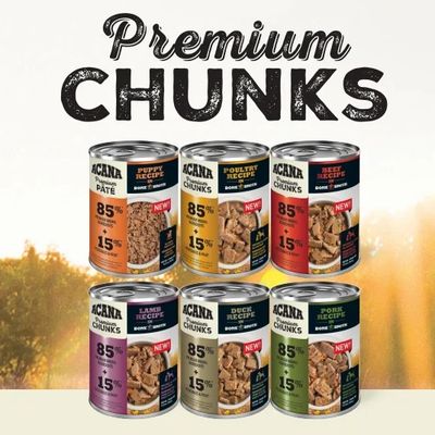 Acana Dog Premium Chunks, 12.8oz