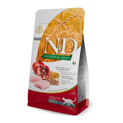 Farmina Cat N&amp;D Ancestral Grain Adult: Chicken &amp; Pomegranate