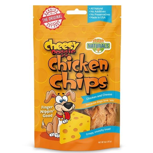 CN Chicken Chips - Cheesy, 4oz