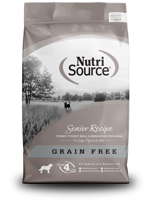 Nutrisource Grain Free Senior, Turkey &amp; Fish
