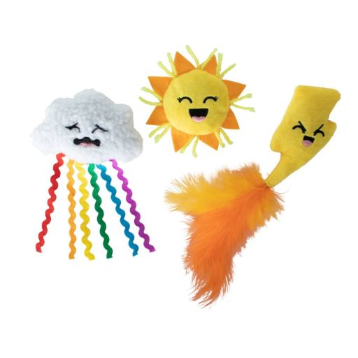 PetShop Purrfect Weather Cat Toy Set, 3pc