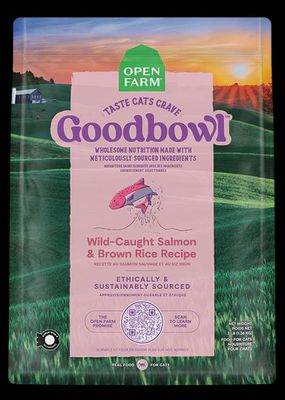 Open Farm Goodbowl Wild-Caught Salmon &amp; Brown Rice Cat Kibble