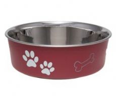 Loving Pets Classic Dog Bowl, Merlot