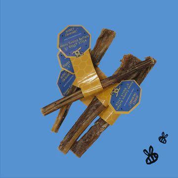 Honey I&#39;m Home - Honey Coated Buffalo Bully Stick, 6&quot;