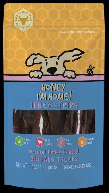Honey I&#39;m Home - Honey Coated Jerky Strips, 3.5oz