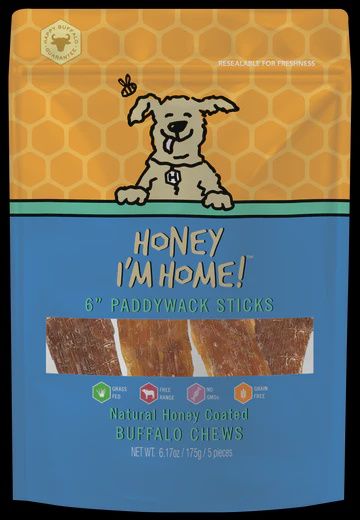 Honey I&#39;m Home - Honey Coated Paddywack, 5pk