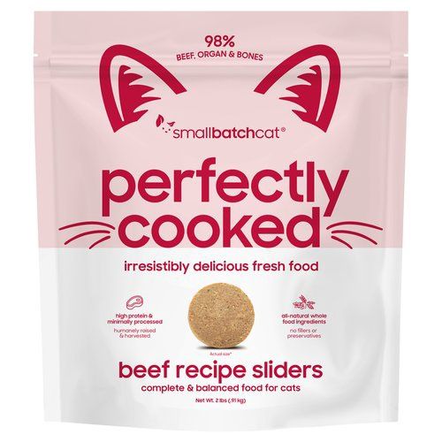 Smallbatch Cat Perfectly Cooked, 2lb, Recipe: Beef