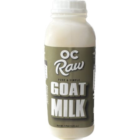OC Raw Goat Milk, Size: 16oz, Variety: Plain