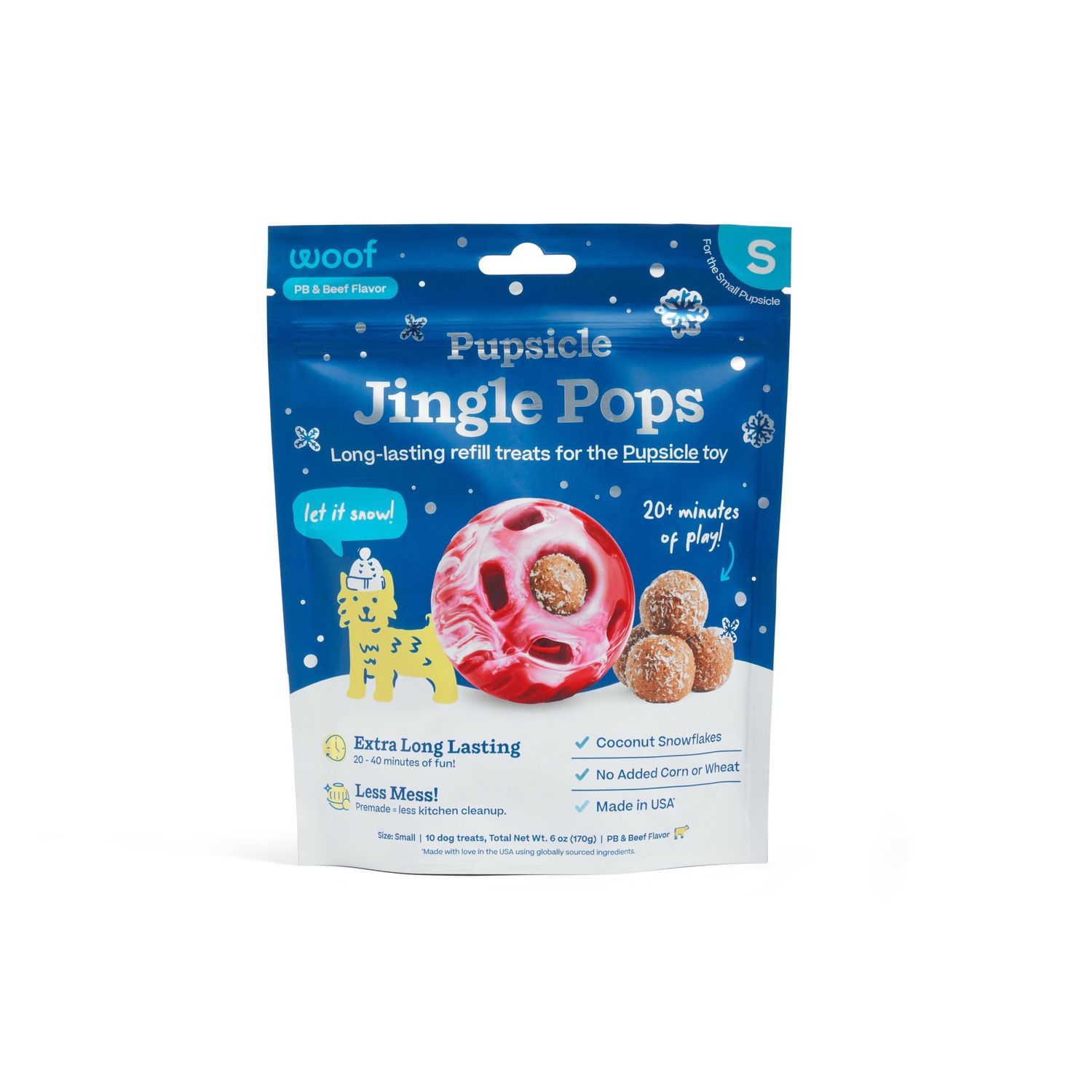 Pupsicle Jingle Pops, Size: Small 6oz