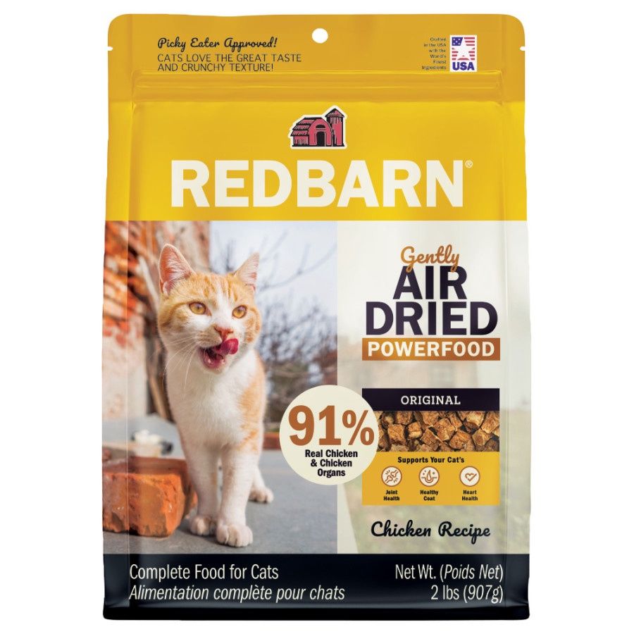 Redbarn Gently Air Dried Cat Food, 2lb