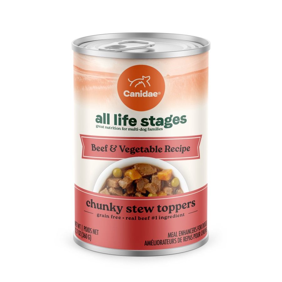 Canidae Chunky Stew Toppers, 12.7oz, Recipe: Beef &amp; Vegetable
