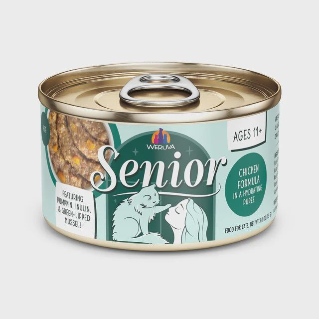 Weruva Cat Senior, Recipe: Chicken Formula in a Hydrating Purée