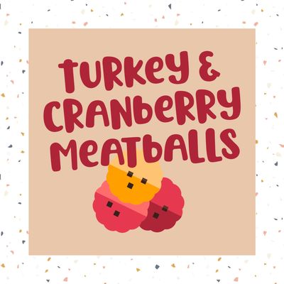 Turkey &amp; Cranberry Meatballs