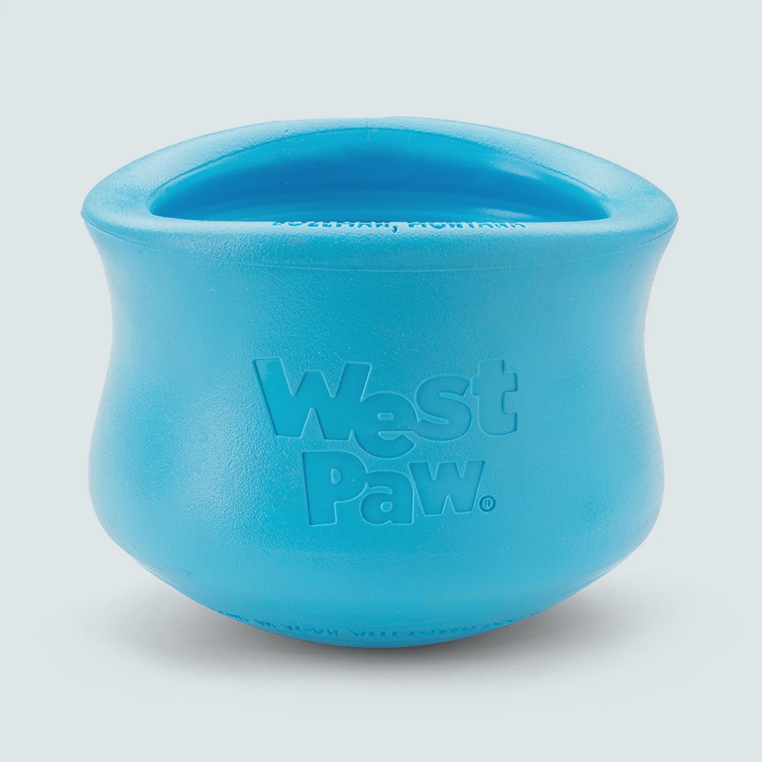 West Paw Toppl, Color: Blue, Size: Small: 2.5&quot; x 3&quot; x 3&quot;
