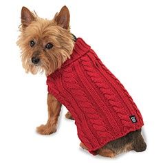 Marley&#39;s Cable Sweater, Red