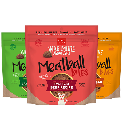 Wag More Bark Less Meatball Bites, 14oz