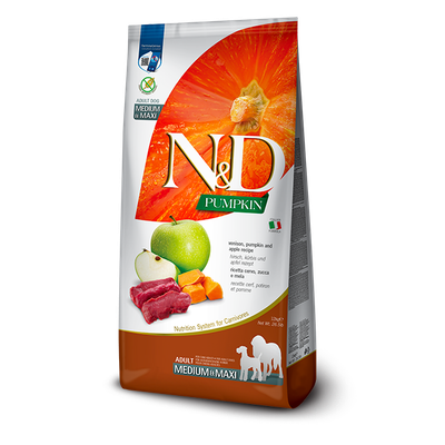 Farmina N&amp;D Pumpkin Adult: Venison &amp; Apple, Medium &amp; Maxi