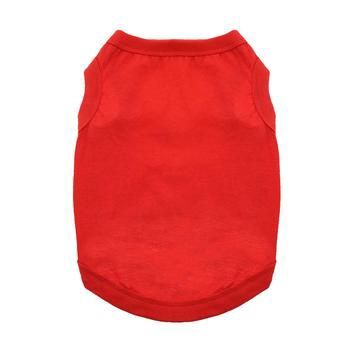 Doggie Design Tank, Color: Flame Scarlet Red, Size: XS