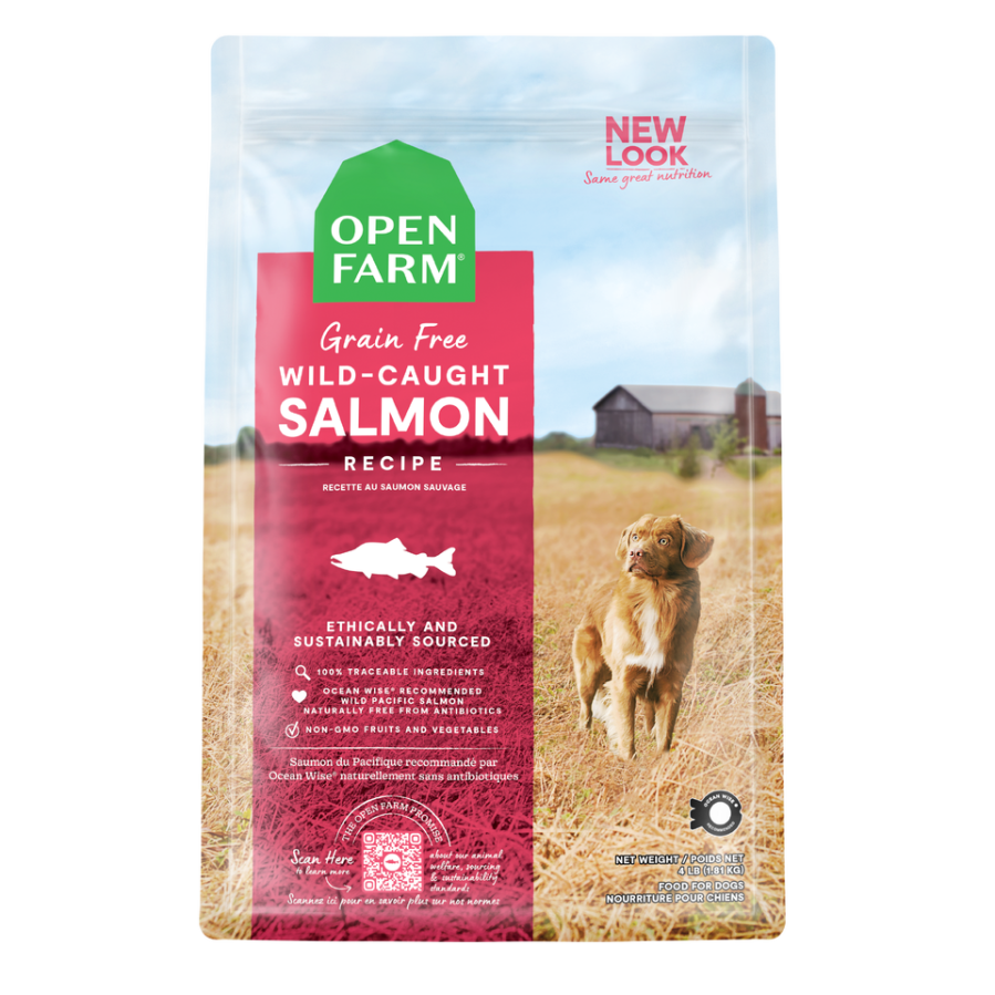 Open Farm Grain Free, Wild-Caught Salmon, Size: 11lb