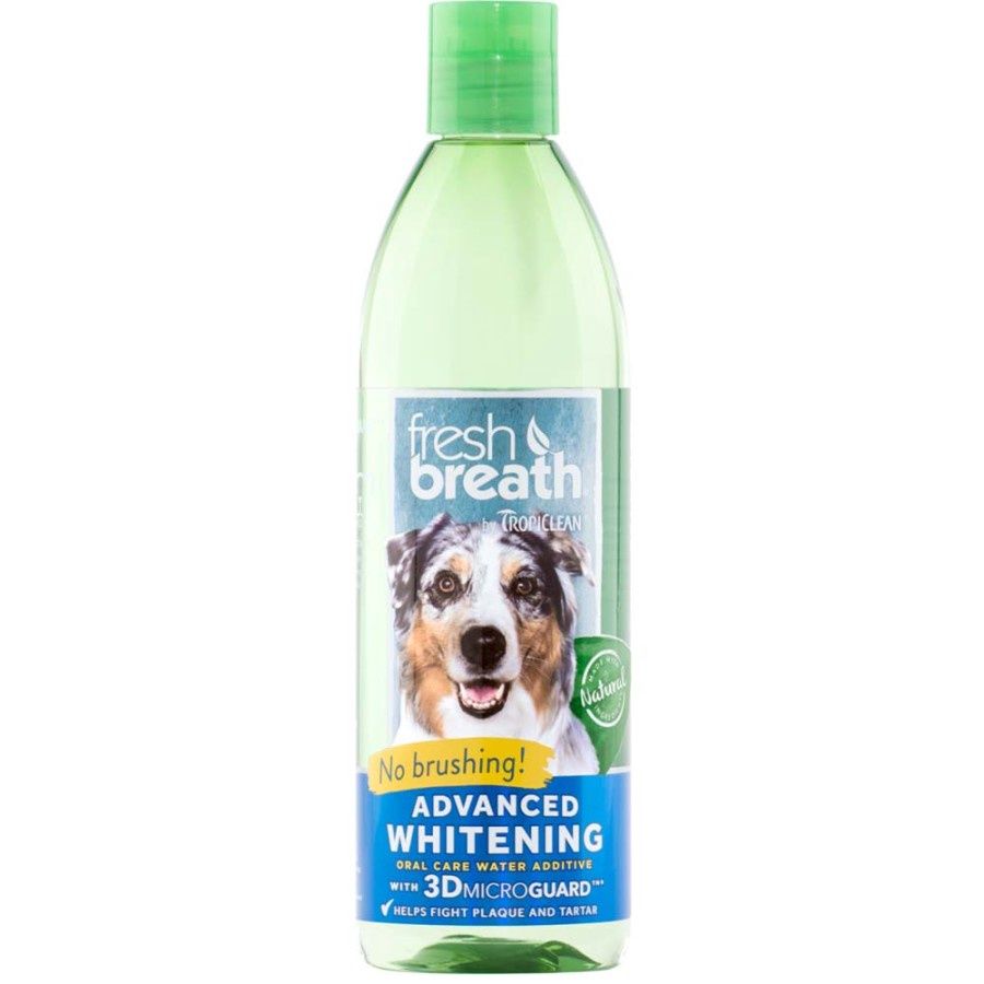 Tropiclean Fresh Breath - Oral Care Water Additive + Adv Whitening, Size: 16oz
