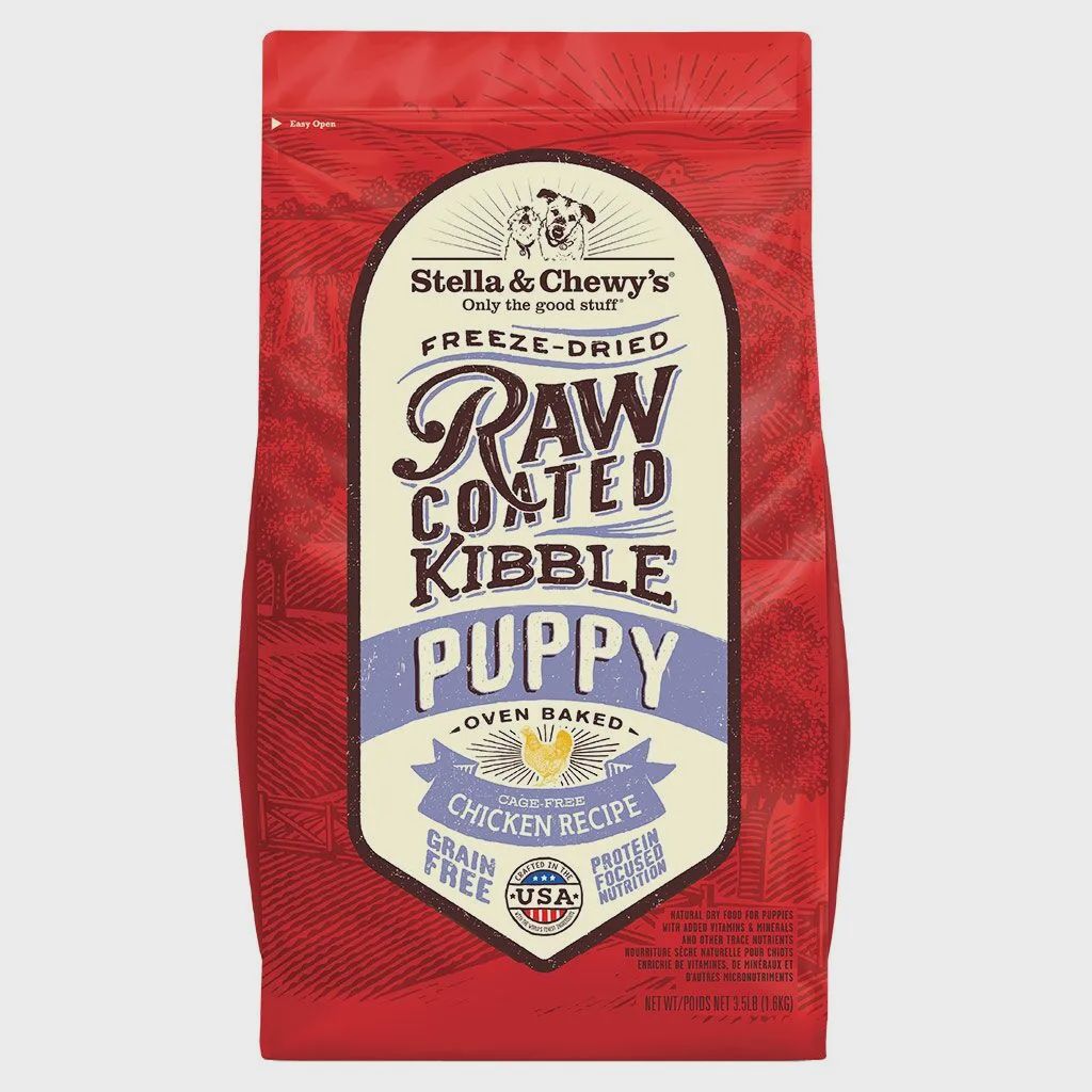 Stella &amp; Chewy's Raw Coated - Puppy, Grain Free Cage-Free Chicken, Size: 10lb
