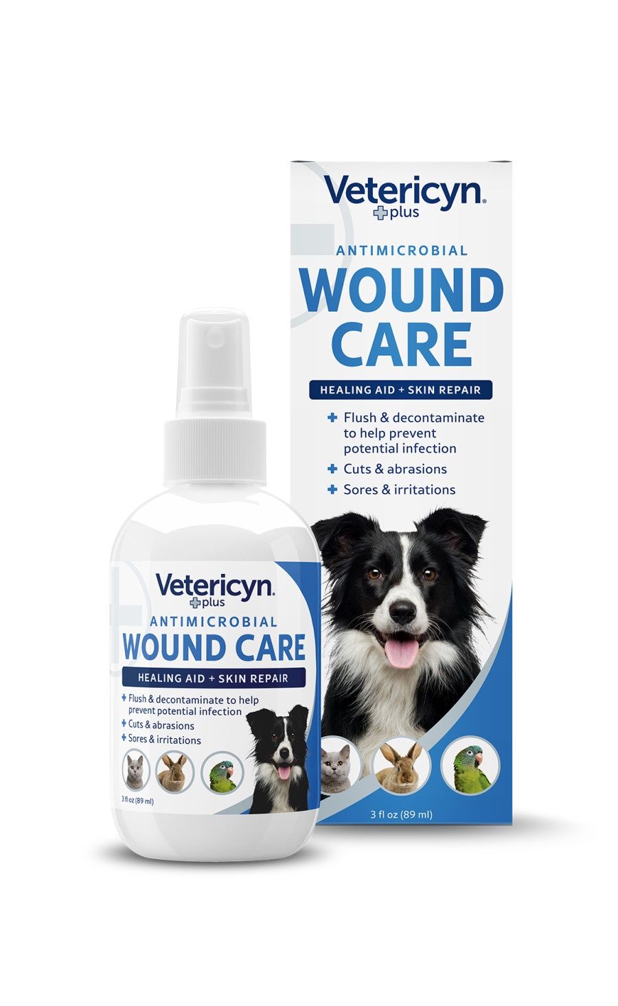 Vetericyn Plus® Antimicrobial Wound &amp; Skin Care, Size: 3oz