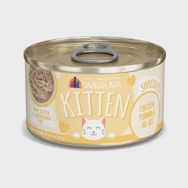Weruva Kitten Can, 3oz, Recipe: Chicken, Au Jus