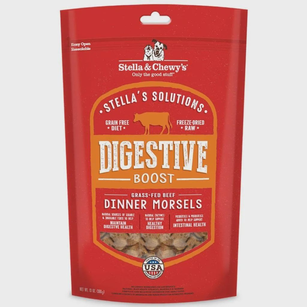 Stella's Solutions Freeze-Dried Dinner Morsels, 13oz, Recipe: Digestive Support