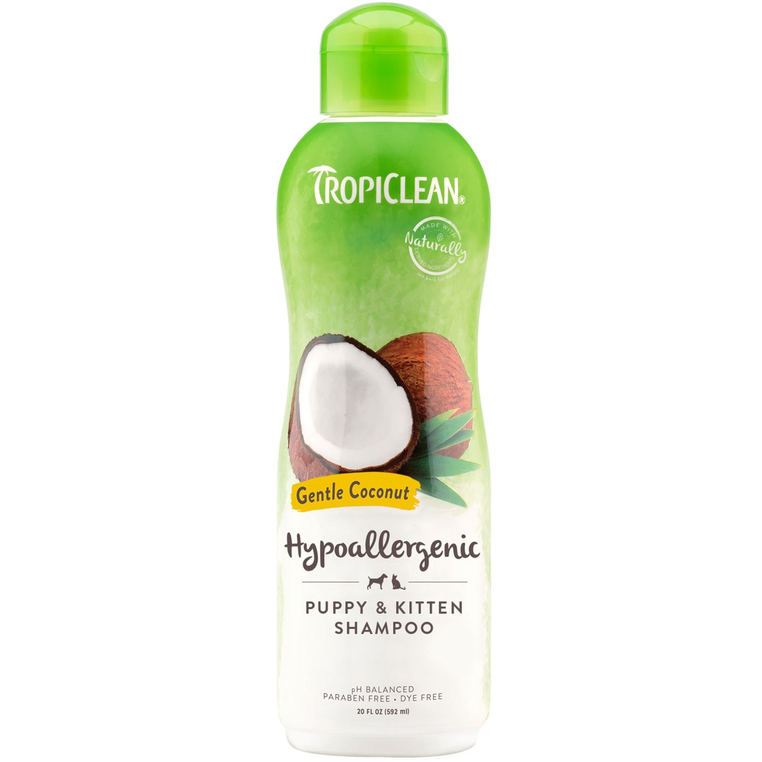 Tropiclean Shampoos, 20oz, Fragrance: Hypoallergenic/Puppy: Gentle Coconut