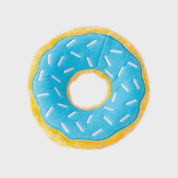 Zippy Paws Donutz, Color: Blueberry, Size: Medium