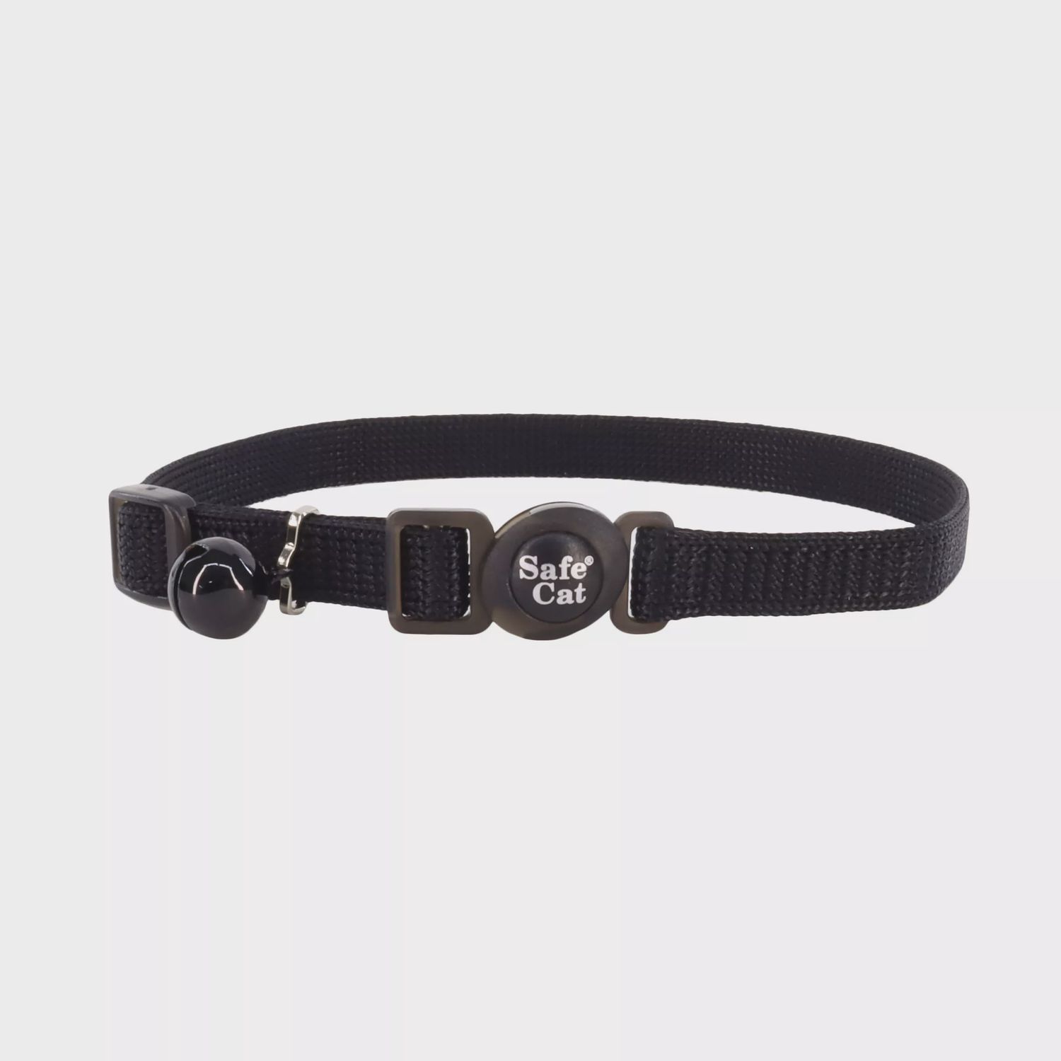 Coastal Safe Cat Adjustable Snag-Proof Breakaway Collar, Color: Black