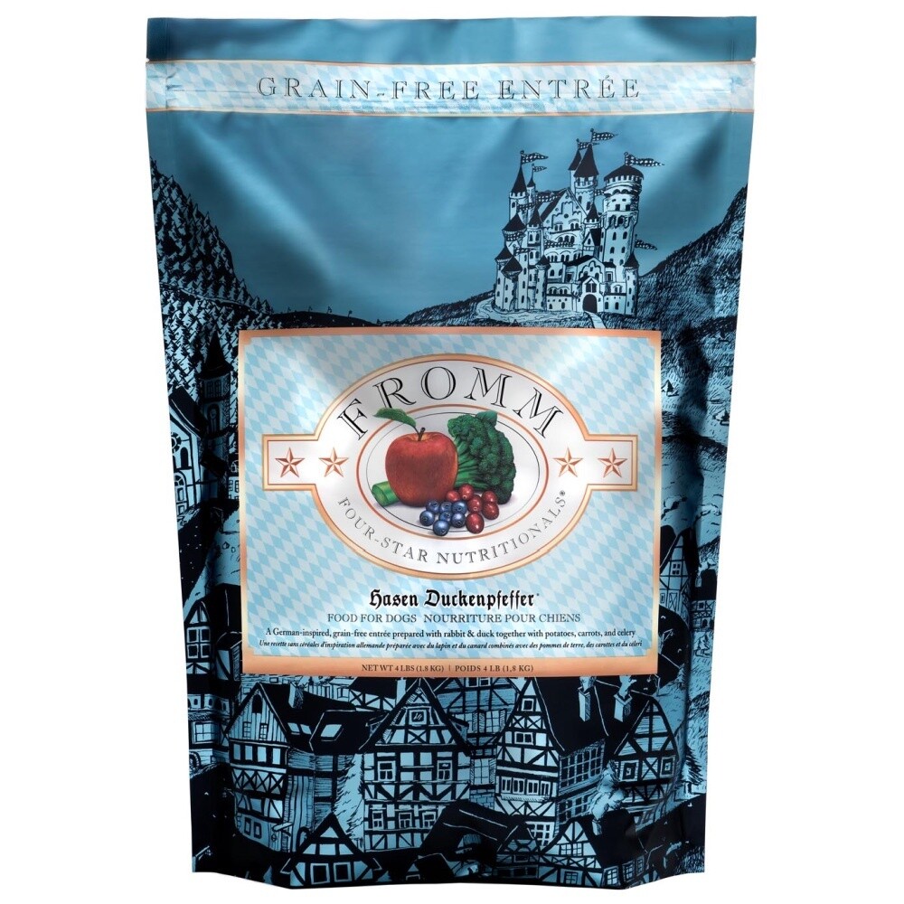 Fromm Four-Star Dog Food - Hasen Duckenpfeffer, Size: 4lb