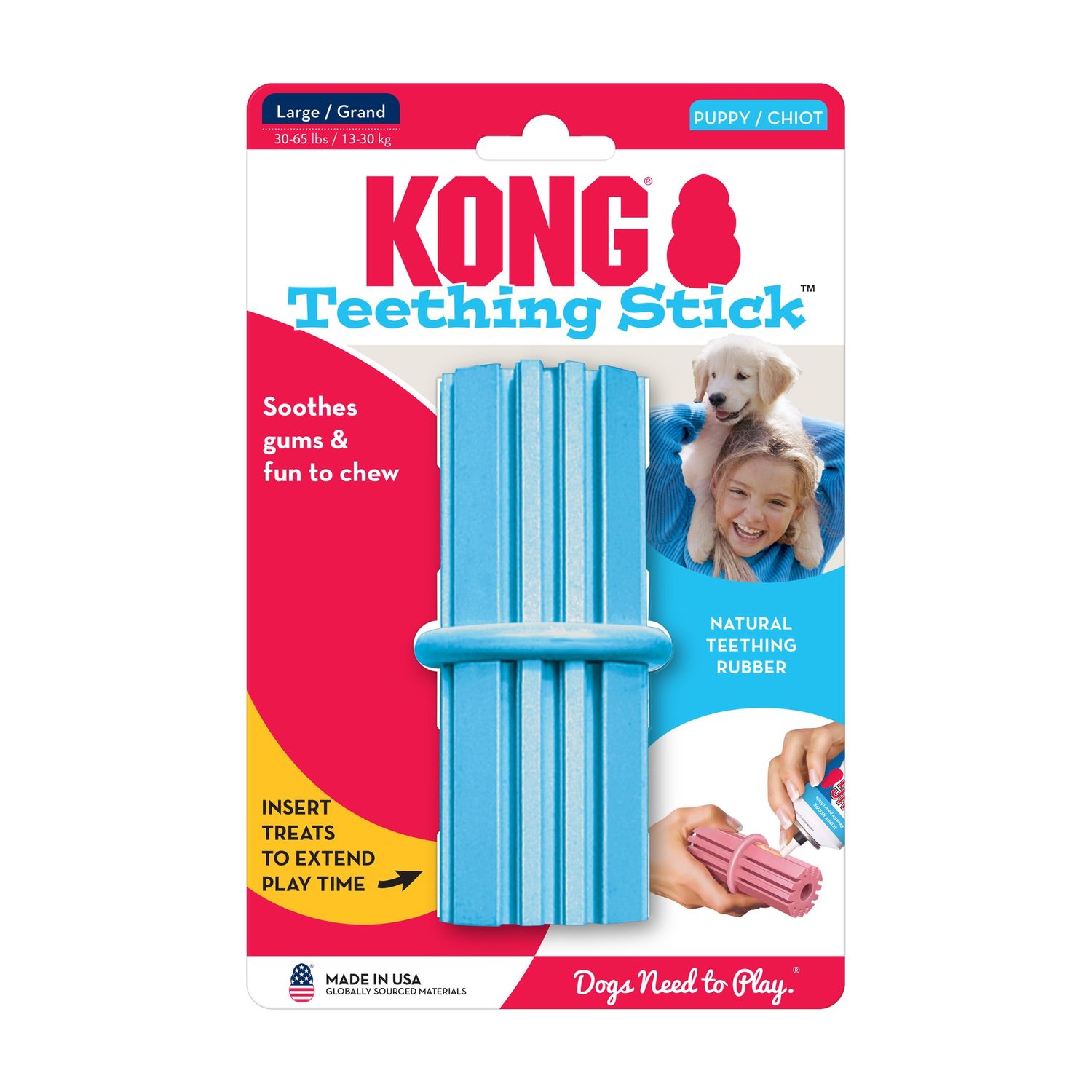KONG Puppy Teething Stick, Size: Large