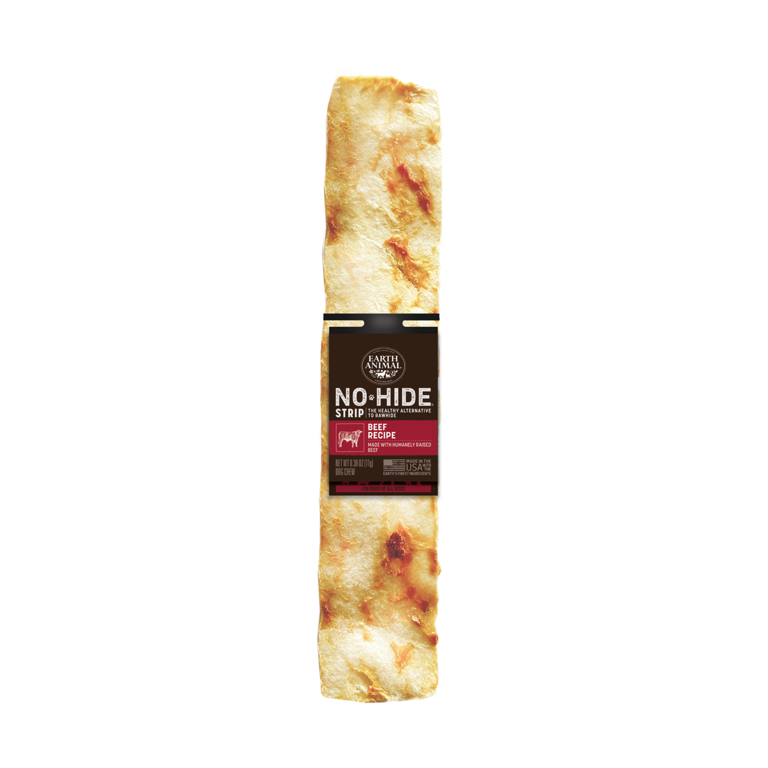 No Hide Strips, Flavor: Beef, Size: Single