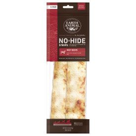 No Hide Strips, Flavor: Beef, Size: 4pk