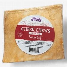 HE Beef Cheek Chews, 1.06oz, Flavor: Beef