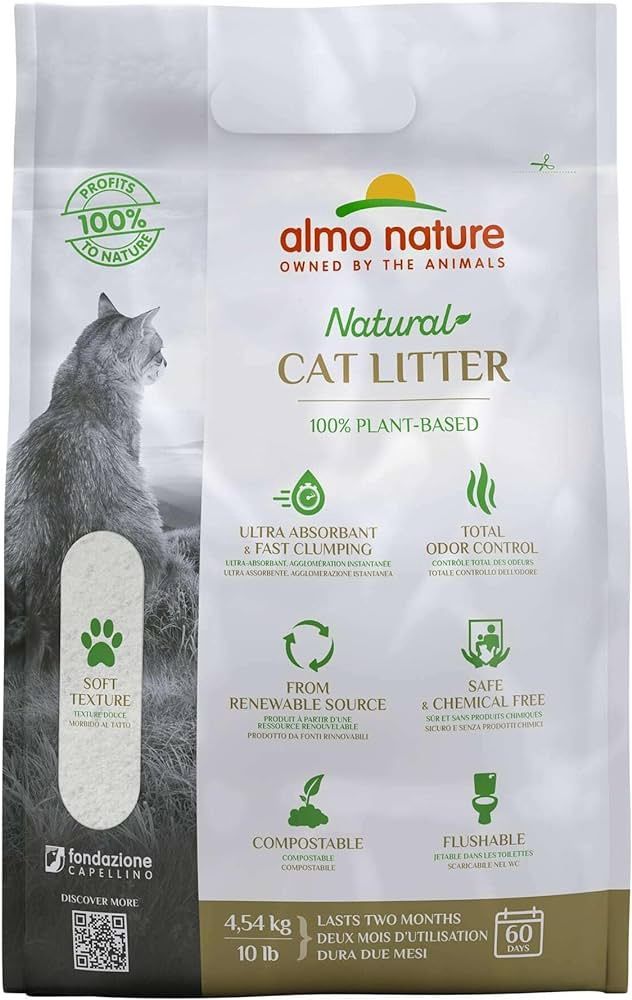 Almo Nature Natural Cat Litter, Size: 10lb