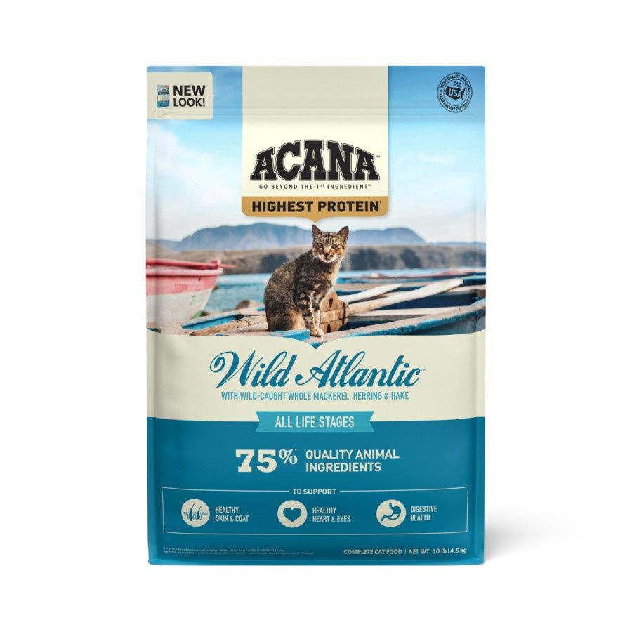Acana Cat Highest Protein - Wild Atlantic, Size: 10lb