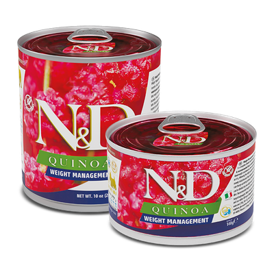 Farmina N&amp;D Quinoa Can: Weight Management, Lamb