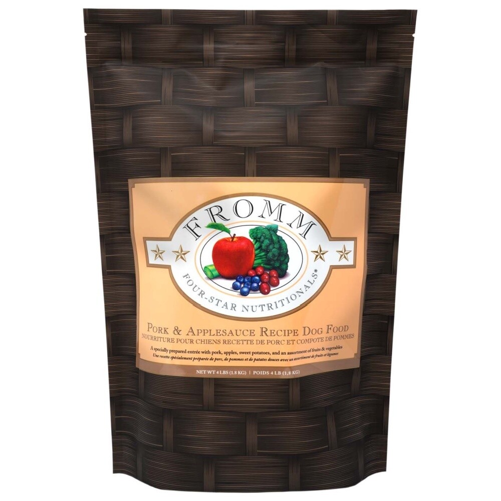 Fromm Four-Star Dog Food - Pork &amp; Applesauce, Size: 4lb