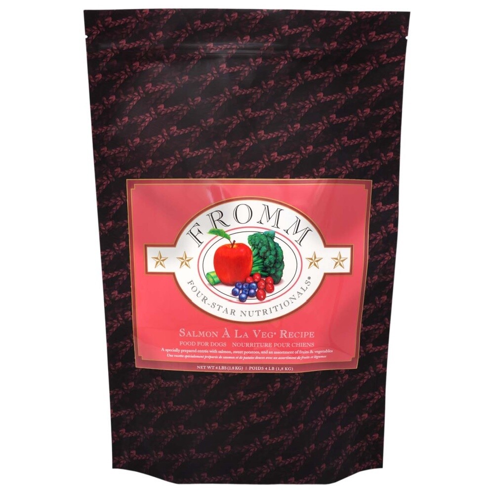 Fromm Four-Star Dog Food - Salmon À La Veg, Size: 4lb