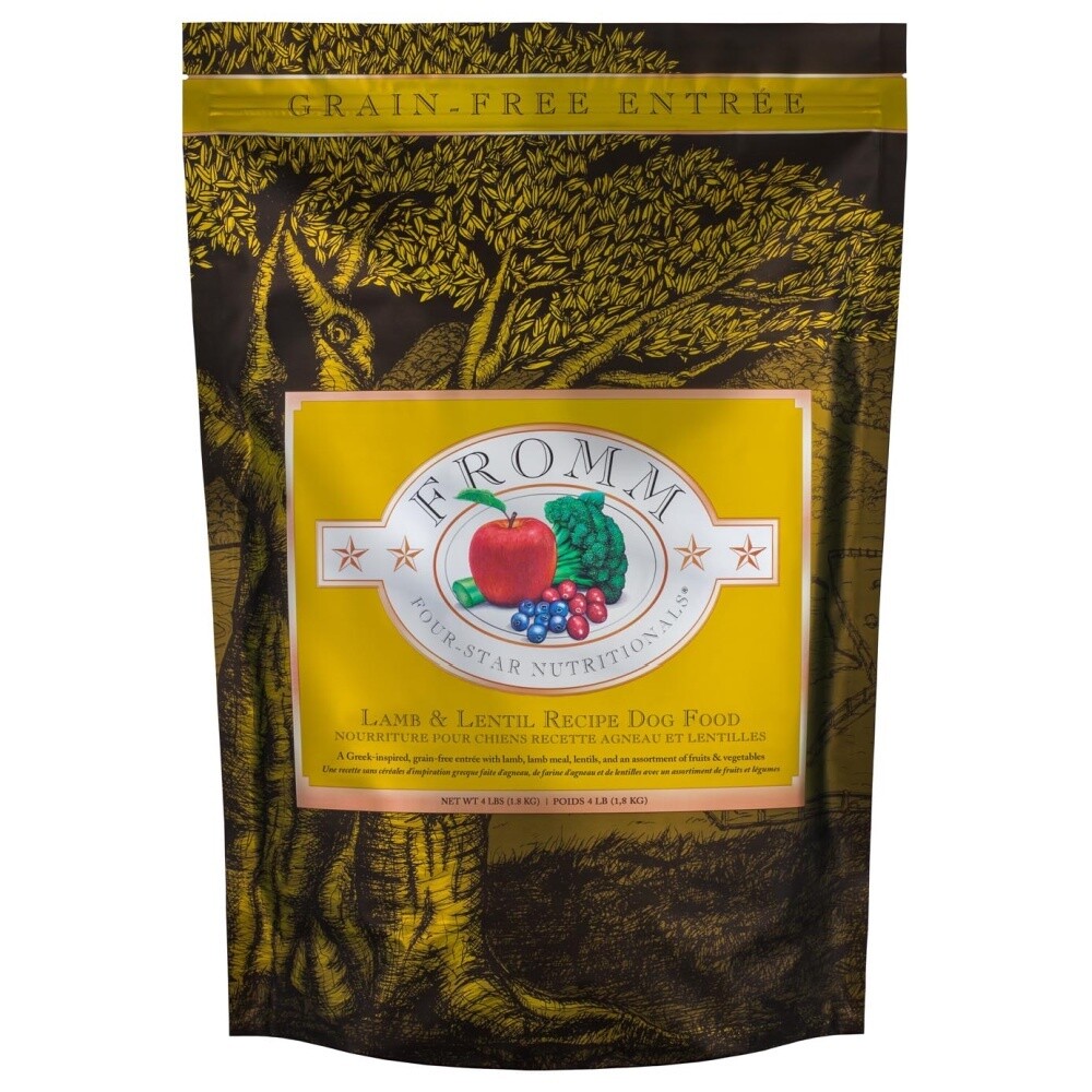 Fromm Four-Star Dog Food - Lamb &amp; Lentil, Size: 4lb