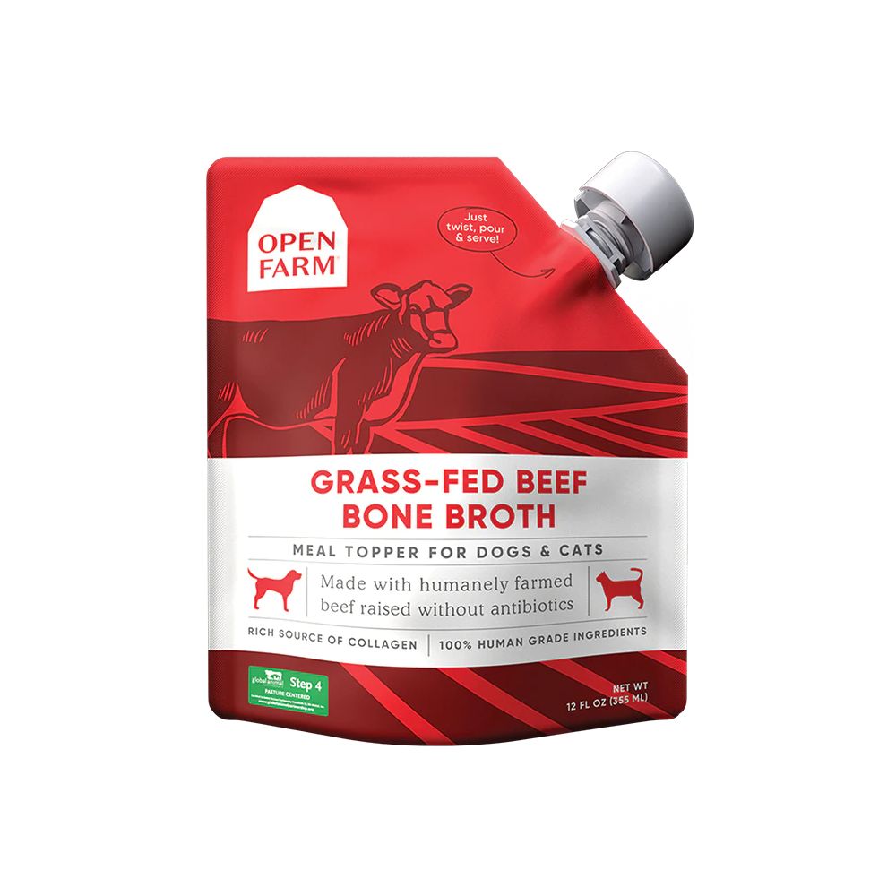 Open Farm Bone Broth, Flavor: Grass-Fed Beef