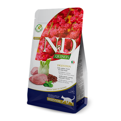 Farmina Cat N&amp;D Quinoa Adult: Digestion, Lamb